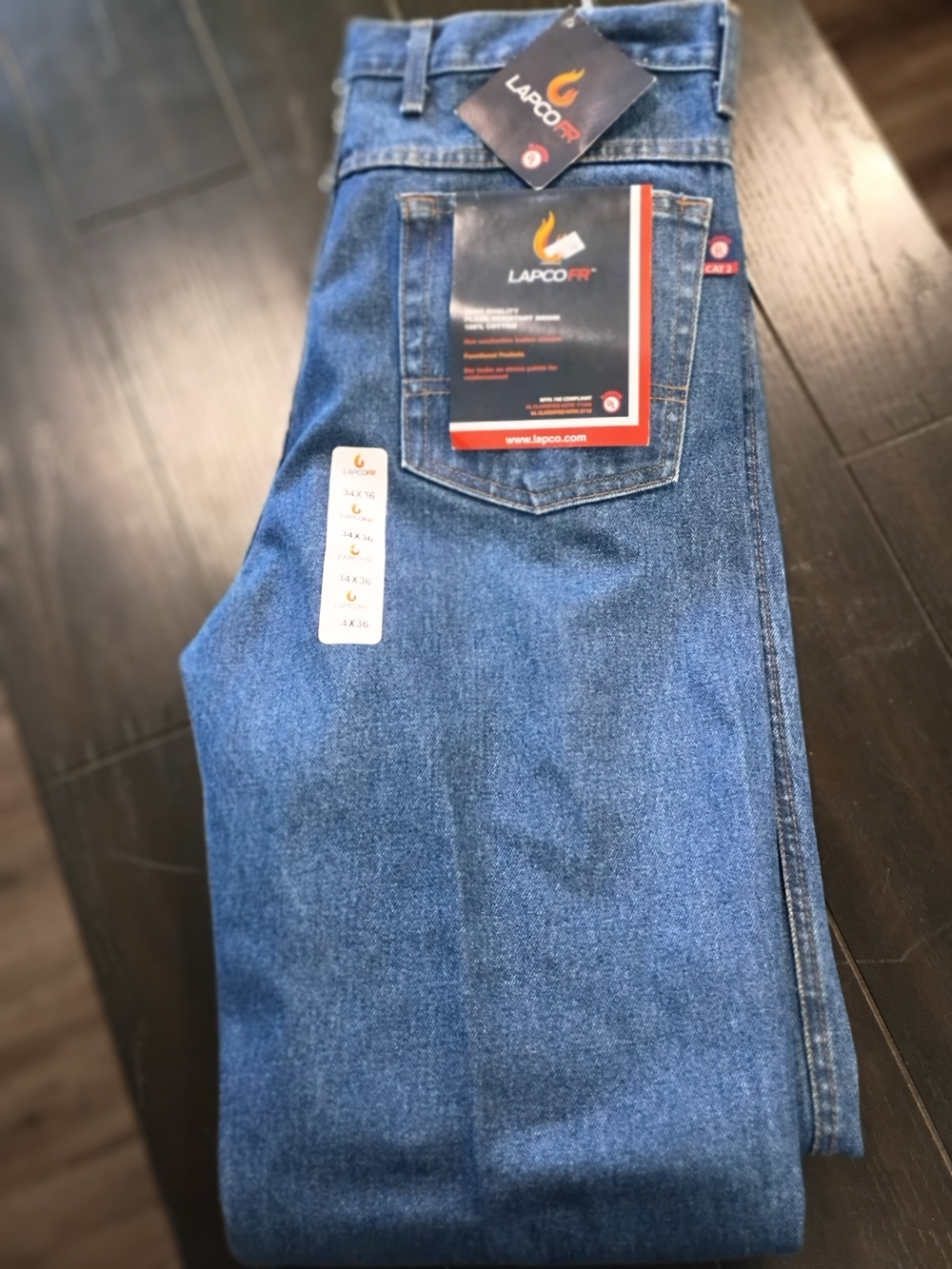 LAPCO Men’s Blue Straight Jeans - Classic Workwear Fit